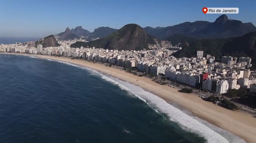 Záběry z dronu: Tak utichl puls Latinské Ameriky. Prázdná je i Copacabana